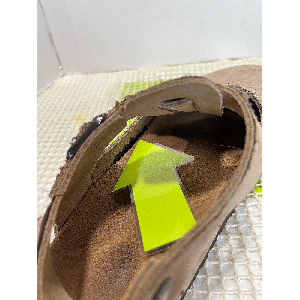 Birkenstock Suede Bonn Clogs Shoes Size 40 L9 M7 Fair Condition Stain, Glued - Picture 12 of 14